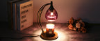 Candle Warmer Lamp with Timer Dimmer - Candle Light Warmer for Jar Candles with 2 Bulbs - Electric Candle Lamp Wax Warmer for Scented Wax Housewarming Gifts New Home Decor for Women Purple Black