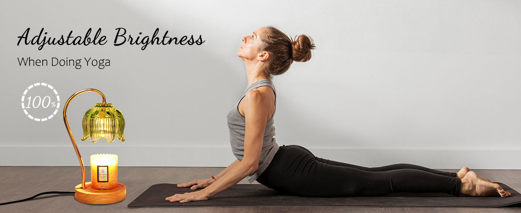 Flower Candle Warmer Lamp with Timer & Dimmer - Fits All Jar Scented Candles - Christmas & Mother's Day Gift for Women，Mom，Her