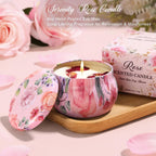 Self Care Gifts for Women Get Well Soon Gift Baskets, Unique Birthday Gifts Spa Care Package, Relaxing Christmas Stocking Stuffers for Women Gift for Mom Her Sister Best Friend Girlfriend Rose