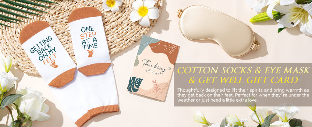 Get Well Gifts for Women After Surgery Recovery, Get Well Soon Gift Baskets for Women Chemo Care Package, Thinking of You Cancer Care Gifts for Sick Friends, Feel Better Encouragement Comfort Gift Box