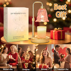 Candle Warmer Lamp with Timer Dimmer, Adjustable Height Pink Tulip Candle Wax Warmer, Christmas Birthday Gift for Mom Women, House Warming Gifts for New Home Bedroom Decor,Flower Pink