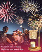 Candle Warmer Lamp with Timer Dimmer Adjustable Height for New Home Decor, Birthday Gifts for Women,Candle Warmer for Women Mom Christmas Mother's Day Gfit