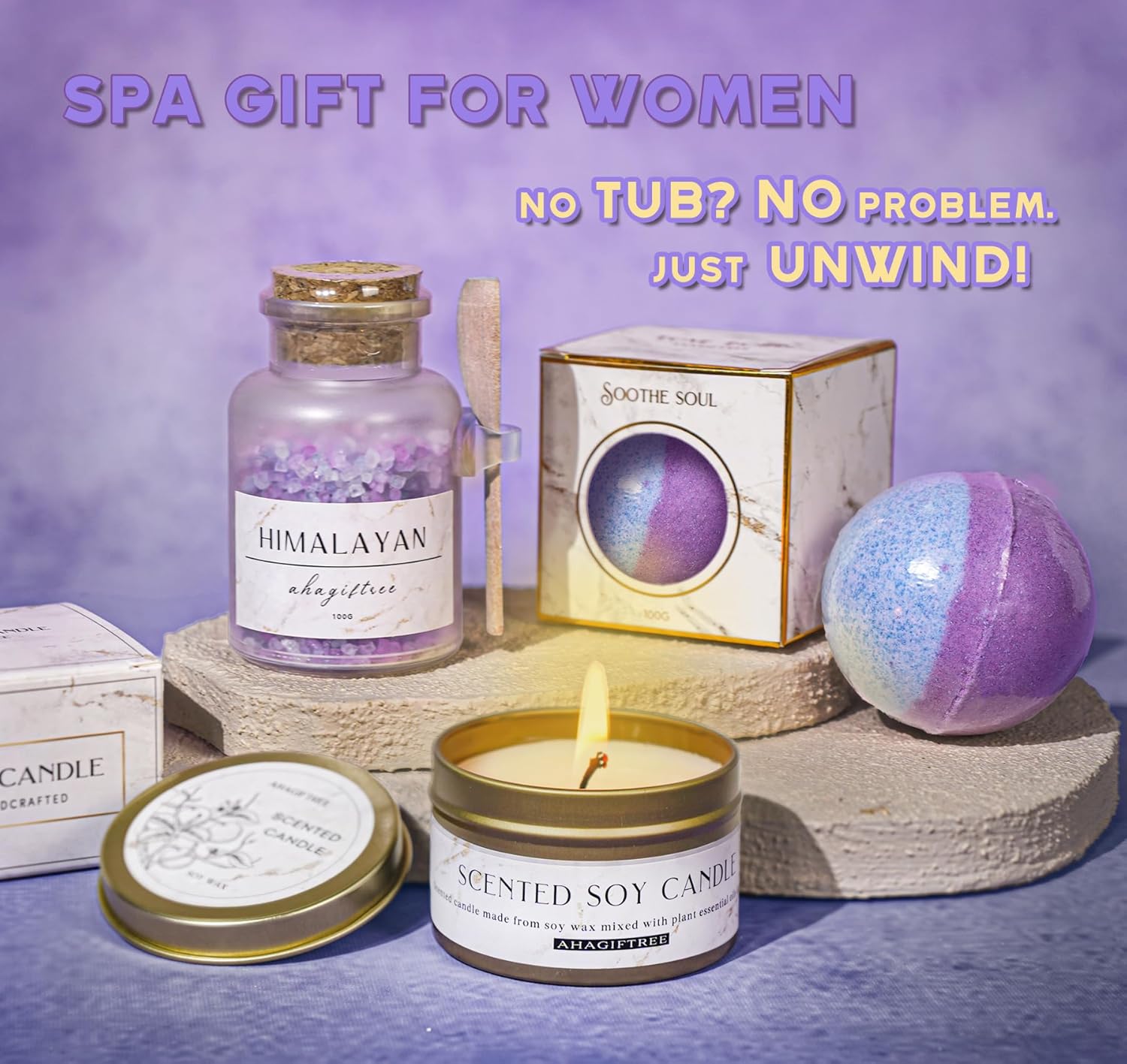 Birthday Gifts for Women,Gift Basket for Women with Moon Lamp,11PC Self Care Gifts,Get Well Soon After Surgery,Relaxing Spa Gifts,Surgery Recovery,Sympathy,Condolences Basket for Loss for mum friend