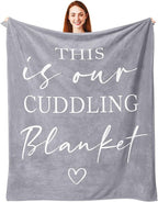 Pubrave Get Well Gifts for Women/Men, Inspirational Gifts for Women/Men, Sympathy Gift, Thinking of You Gifts, Birthday Gifts for Woman, Feel Better Gifts, Healing Blanket Grey 60x50in