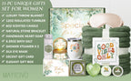 Christmas Birthday Gifts for Women Self Care Gift, Get Well Soon Gift Baskets Relaxing Spa Care Package for Women with Blanket, Unique Gifts Idea for Mom Mother Her Wife Girlfriend Best Friend Sister