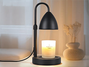 Candle Warmer Lamp with Timer Dimmable, Lamp Candle Warmer Birthday Gifts for Women, Black Adjustable Wax Melter Warmer for Jar Candles, House Warming Gift Home Decor