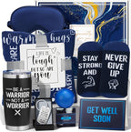Get Well Soon Gifts for Men, After Surgery Cancer Gifts for Men Chemo Care Package Get Well Gift Basket for Sick Friends, Thinking of You Feel Better Birthday Gifts Box for Men Dad Brother w/Tumbler