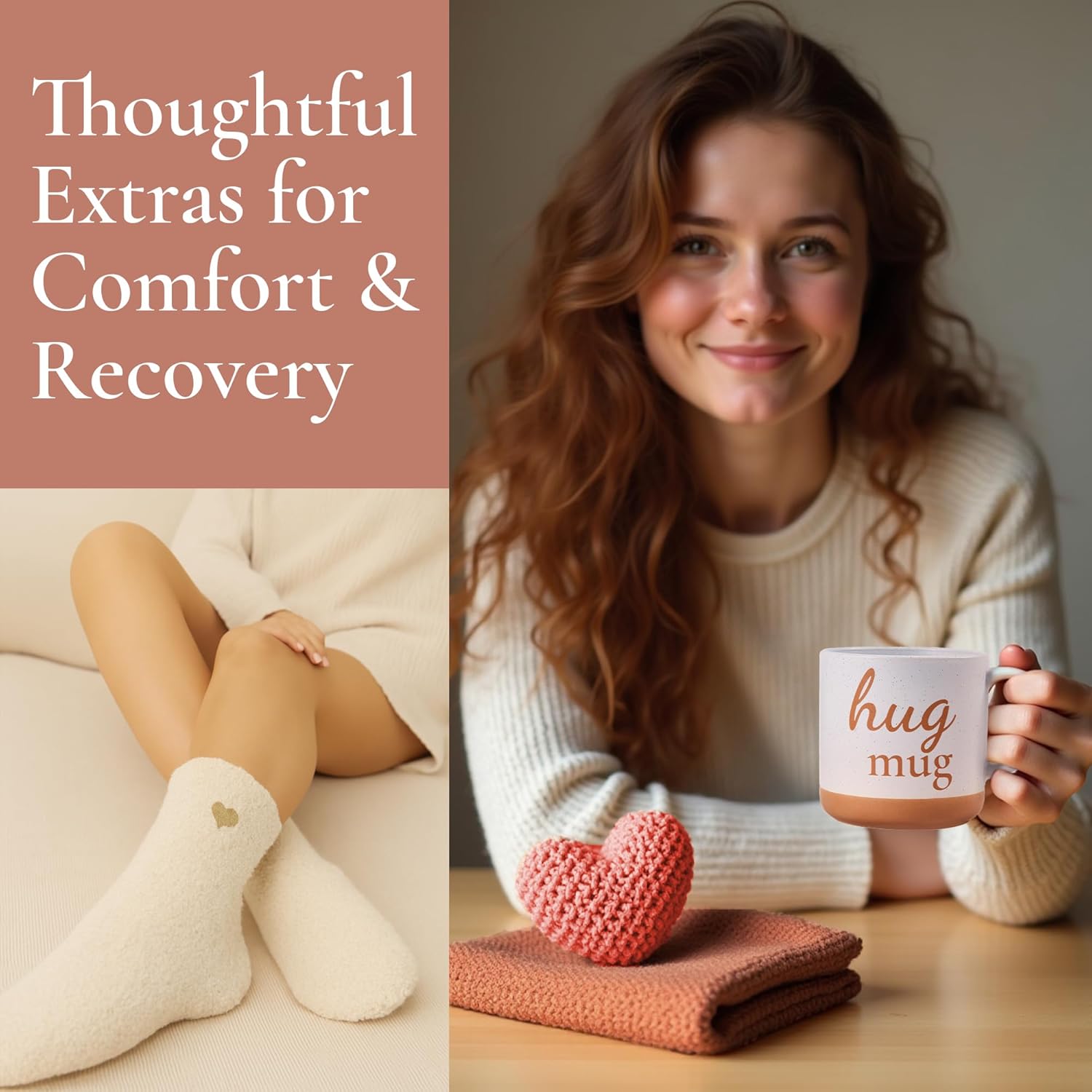 Get Well Soon Gift Baskets for Women - After Surgery Recovery Cancer Care Package for Women, Self Care, Chemo Basket, Thinking of you and Feel Better Gifts - Sympathy Box for Sick Friend Post Surgery