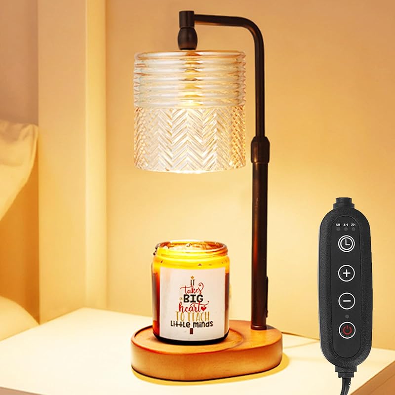 Candle Warmer Lamp with Timer, Christmas Birthday Gifts for Women Mom, House Warming Gifts New Home Vintage Decor, Wax Melt Warmer for Jar Candles