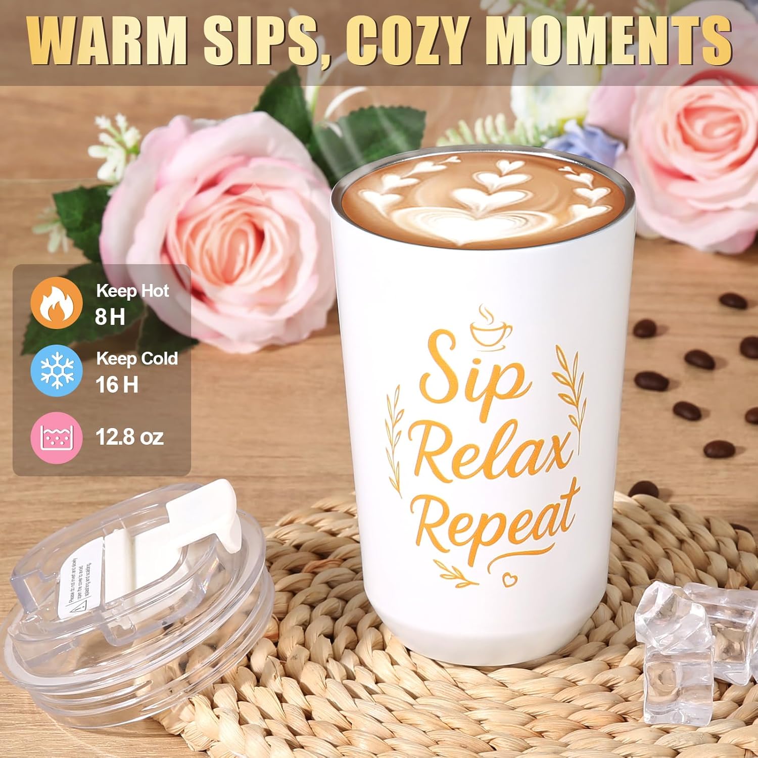 Self Care Gifts for Women Get Well Soon Gift Baskets, Unique Birthday Gifts Spa Care Package, Relaxing Christmas Stocking Stuffers for Women Gift for Mom Her Sister Best Friend Girlfriend Rose