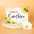 Get Well Soon Gift Baskets for Women, 9pcs Care Package for Women, After Surgery Recovery Gifts, Feel Better Set Thinking Of You - Sending You Hug Sunshine Box for Sick Friend