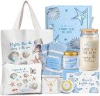 Gift Baskets for Women, 10pcs Unique Birthday Gifts for Women, Best Friend Birthday Christmas Gift, Get Well Soon Gift Basket Sending Sunshine Cheer Up Box for Sister Friendship - BRIGHTEN UP HER DAY!