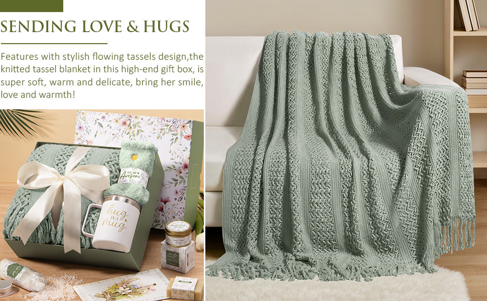 Self Care Gifts for Women Get Well Soon Gifts, Birthday Gifts for Women Care Package, Sympathy Gift Baskets Spa Gifts Set, Thinking of You Inspirational Christmas Gifts for Mom Her Friend Sister Wife