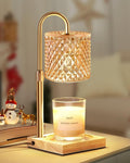 Candle Warmer Lamp with Timer Dimmer Adjustable Height, Candle Warmer with 2 Bulbs for Jar Candles, Home Decor, Women Brithday