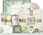 Christmas Birthday Gifts for Women Self Care Gift, Get Well Soon Gift Baskets Relaxing Spa Care Package for Women with Blanket, Unique Gifts Idea for Mom Mother Her Wife Girlfriend Best Friend Sister