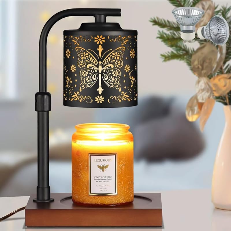 Candle Warmer Lamp with Adjustable Height Dimmable for New Home Decor Electric Candle Warmer for Jar Candles Birthday Gifts for Women Mom(Hummingbird)
