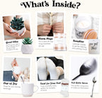 lovebug Get Well Soon Gift Basket for Women – After Surgery Gifts, Feel Better Care Package with Blanket, Candle, Socks, Mug, Spoon, Succulent – Thinking of You Self Care Gifts for Women Basket