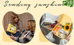 Birthday Gifts for Women, Get Well Soon Gifts Sending Sunshine Sunflower Gift Baskets, Self Care for Women Her Best Friends Bestie Sister Mom Female, Inspirational Gift Christmas Day