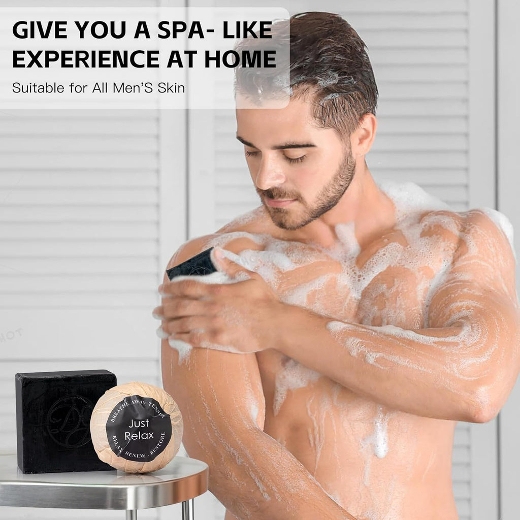 Get Well Soon Gift Baskets for Men, Christmas Birthday Gifts Basket for Man, Self Care Package with Plush Blanket Mug Socks, Thinking Of You/After Surgery/Sympathy Gift for Men Dad Brother Husband