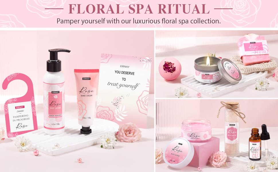 Gifts for Women Birthday Gift Baskets Home Spa Relaxing Self Care Gift for Woman Mom Her Sister Wife Auntie Care Package Thank You Gift Bridal Shower for Women Friendship Ideas