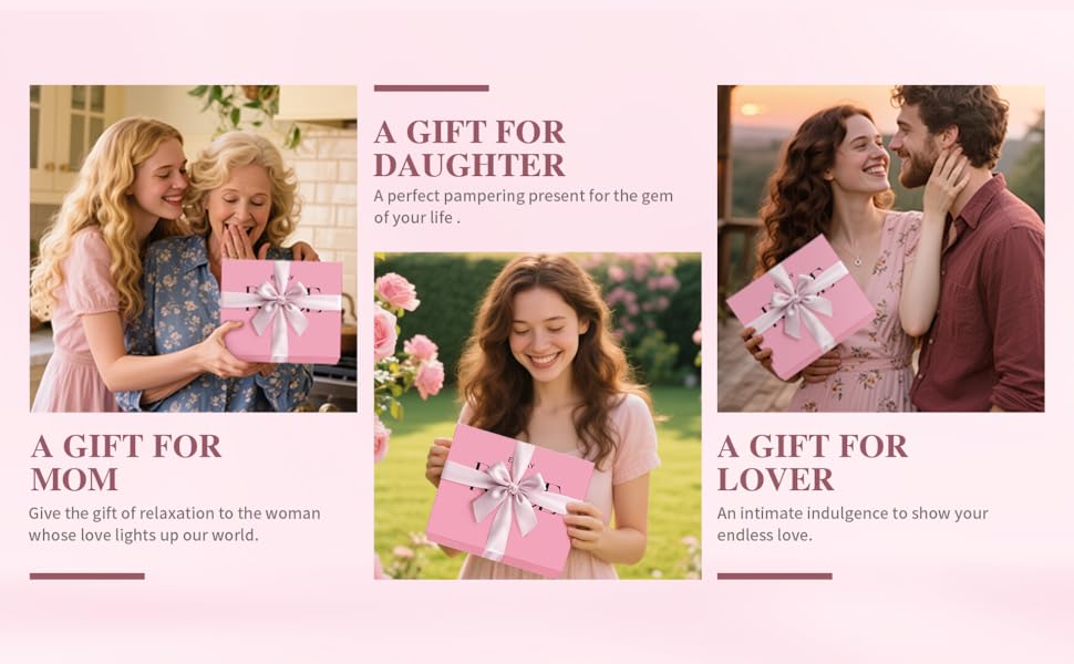 Gifts for Women Birthday Gift Baskets Home Spa Relaxing Self Care Gift for Woman Mom Her Sister Wife Auntie Care Package Thank You Gift Bridal Shower for Women Friendship Ideas