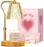 Candle Warmer Lamp with Timer Dimmable Gifts for Women, Adjustable Height Wax Warmer Lamp for Scented Candles, House Warming Gifts for New Home Modern Farmhouse Decor