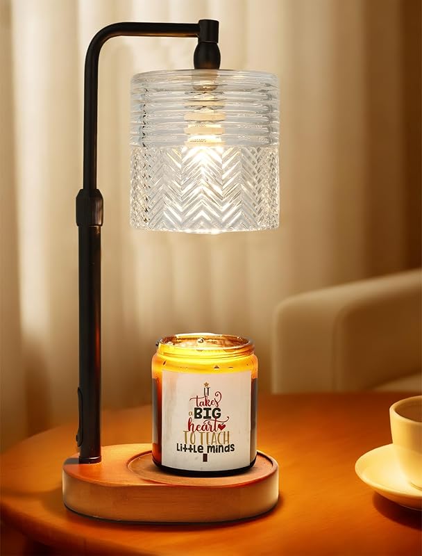 Candle Warmer Lamp with Timer, Christmas Birthday Gifts for Women Mom, House Warming Gifts New Home Vintage Decor, Wax Melt Warmer for Jar Candles