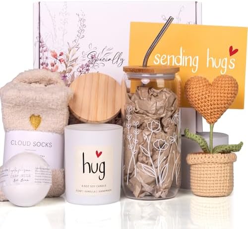 Get Well Care Package for Women - Feel Better Soon Basket, Sympathy and Thinking of You Gifts After Surgery Recovery