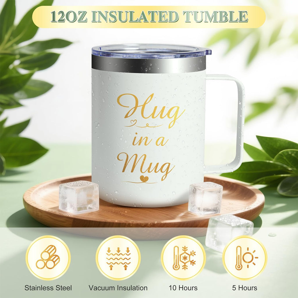 Christmas Gifts for Women, 11 PCS Unique Birthday Gifts for Women, Self Care Gift Baskets, Thank You, Get Well, Sympathy Inspirational Friendship Gifts for Mom, Grandma, Sister,Friends (Sage Green)