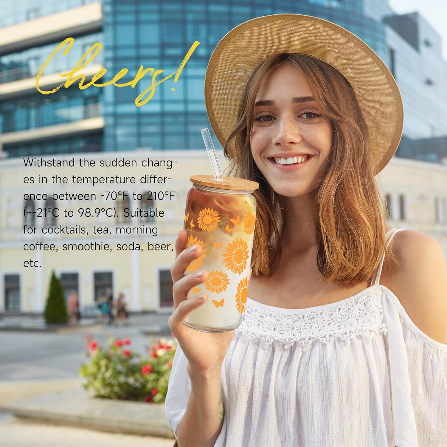 Birthday Gifts for Women, Get Well Soon Gifts Sending Sunshine Sunflower Gift Baskets, Self Care for Women Her Best Friends Bestie Sister Mom Female, Inspirational Gift Christmas Day