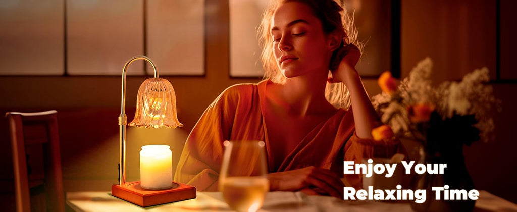 Candle Warmer Lamp with Timer Dimmable, Birthday Gifts for Women Mom, House Warming Gifts New Home Decor, Wax Melt Warmer for Jar Candles