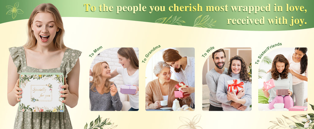 Christmas Gifts for Women, 11 PCS Unique Birthday Gifts for Women, Self Care Gift Baskets, Thank You, Get Well, Sympathy Inspirational Friendship Gifts for Mom, Grandma, Sister,Friends (Sage Green)