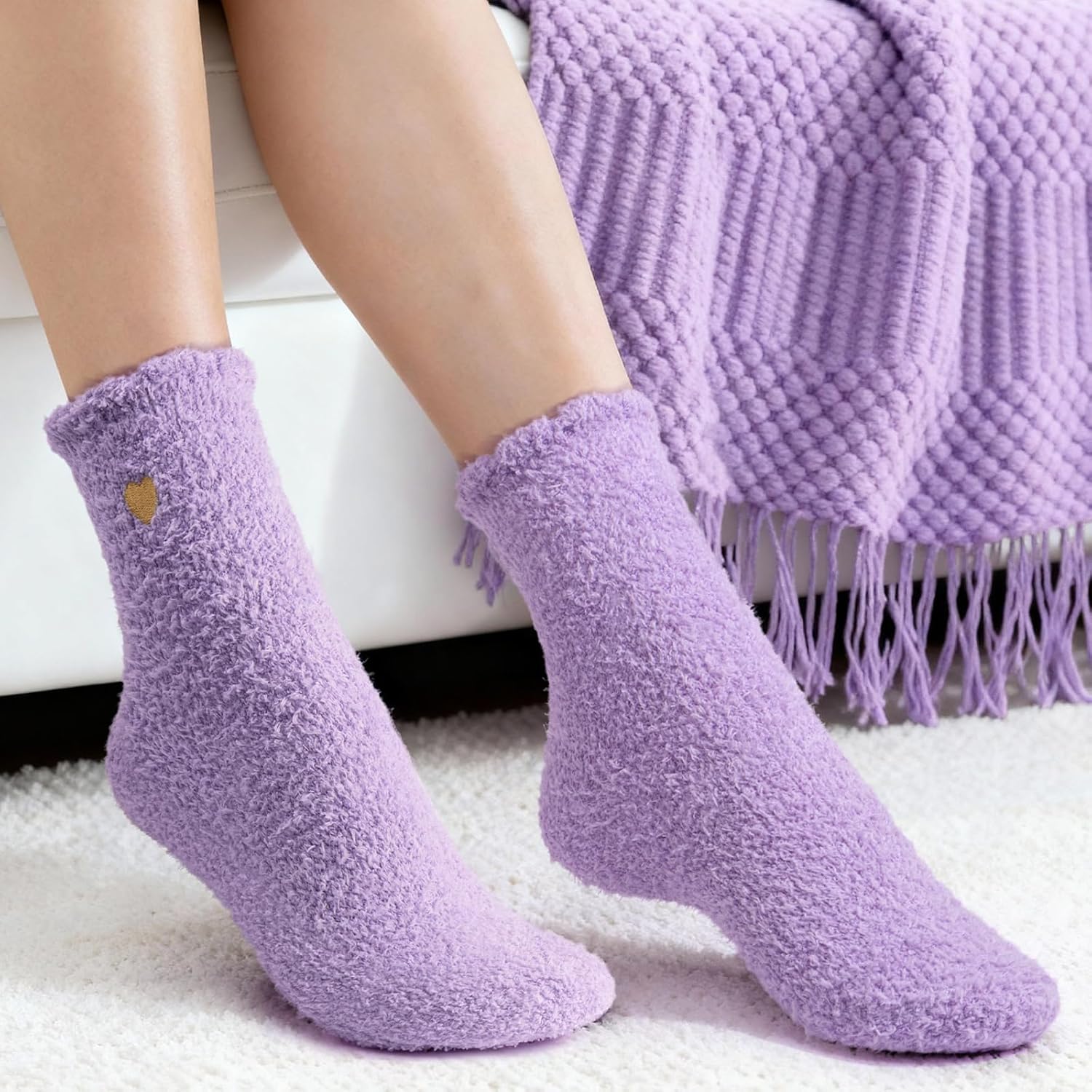 Christmas Gifts for Women, Self Care Get Well Soon Gifts, Lavender Relaxing Spa Gift Basket Care Package w/Blanket, Mothers Day Valentines Birthday Gifts for Mom Grandma Wife Girlfriend Sister Friends