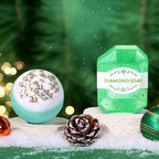 Christmas Gifts for Women, Christmas Birthday Gifts for Women, Green Get Well Soon Self Care Gifts Relaxing Spa Basket with Luxury Flannel Blanket for Mom Christmas Sister Wife Girlfriend