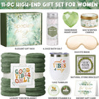 Christmas Birthday Gifts for Women Self Care Gift, Get Well Soon Gift Baskets Relaxing Spa Care Package for Women with Blanket, Unique Gifts Idea for Mom Mother Her Wife Girlfriend Best Friend Sister