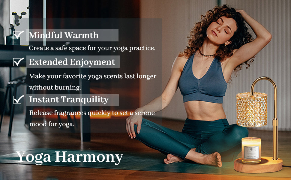 Candle Warmer Lamp with Timer Dimmer Adjustable Height for New Home Decor, Birthday Gifts for Women,Candle Warmer for Women Mom Christmas Mother's Day Gfit