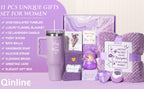 Birthday Gifts for Women Self Care Gifts Get Well Soon Gifts, Lavender Relaxing Spa Gifts Basket Care Package w/ Flannel Blanket 40 OZ Tumbler, Christmas Gifts for Mom Wife Grandma Friends Sisters Her