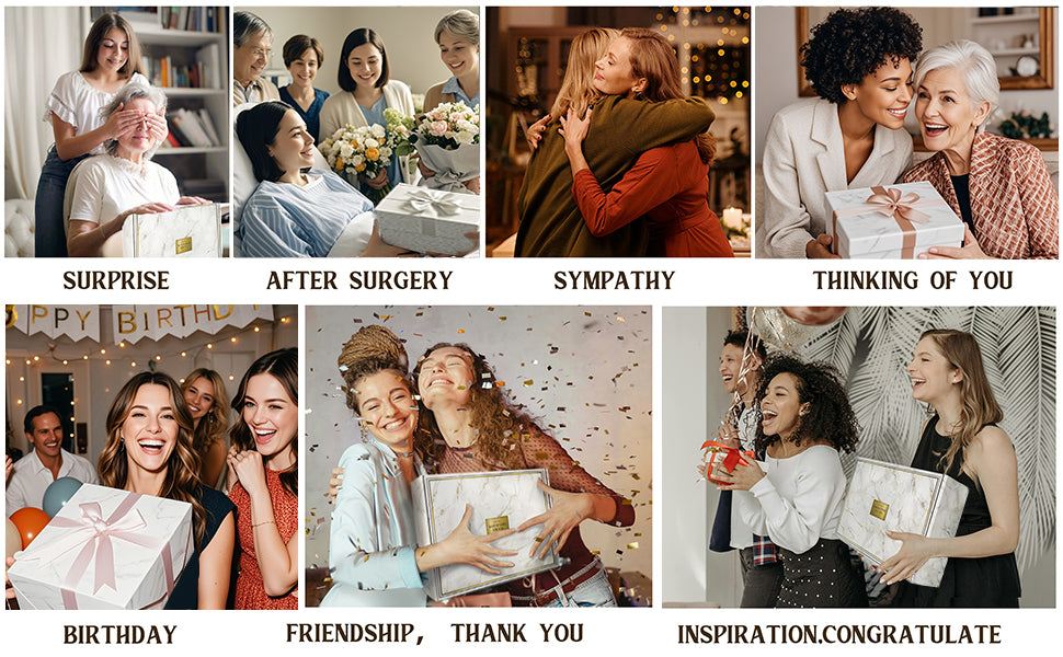 Birthday Gifts for Women,Gift Basket for Women with Moon Lamp,11PC Self Care Gifts,Get Well Soon After Surgery,Relaxing Spa Gifts,Surgery Recovery,Sympathy,Condolences Basket for Loss for mum friend