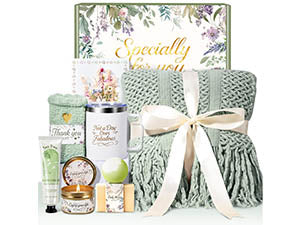 Christmas Birthday Gifts for Women Spa Care Package, Get Well Soon Gifts for Women, Self Care Gift Baskets, Thinking of You Sympathy Gift Box for Mom, Her, Friend, Sister, Wife