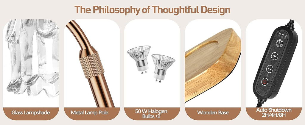 Candle Warmer Lamp with Timer Dimmer - Christmas Birthday Gift for Women Mom, Electric Wax Melter Warmer Adjustable Height for Jar Candles Housing Warming Home Decor