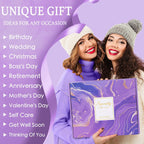 Birthday Gifts for Women Self Care Gifts Get Well Soon Gifts, Happy Birthday Spa Gift Baskets w/Flannel Blanket 40 OZ Tumbler Care Package for Mom Wife Sister Best Friend Her Daughter