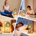 Candle Warmer Lamp with Timer Dimmer - Christmas Birthday Gift for Women Mom, Electric Wax Melter Warmer Adjustable Height for Jar Candles Housing Warming Home Decor