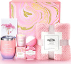 Christmas Gifts for Women, Birthday Gifts for Mom, Wife, Her, Girlfriend, Sister, Bestie - Self Care Spa Gift Baskets for Women, Best Friends, Teacher, Employee Appreciation, Anniversary Gifts