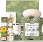 Birthday Gifts for Women Self Care Get Well Soon Gift Baskets, Spa Care Package Thinking of You Gift Set, Sympathy Inspirational Christmas Sunflower Gifts for Women Mom Her Best Friends Sister Wife
