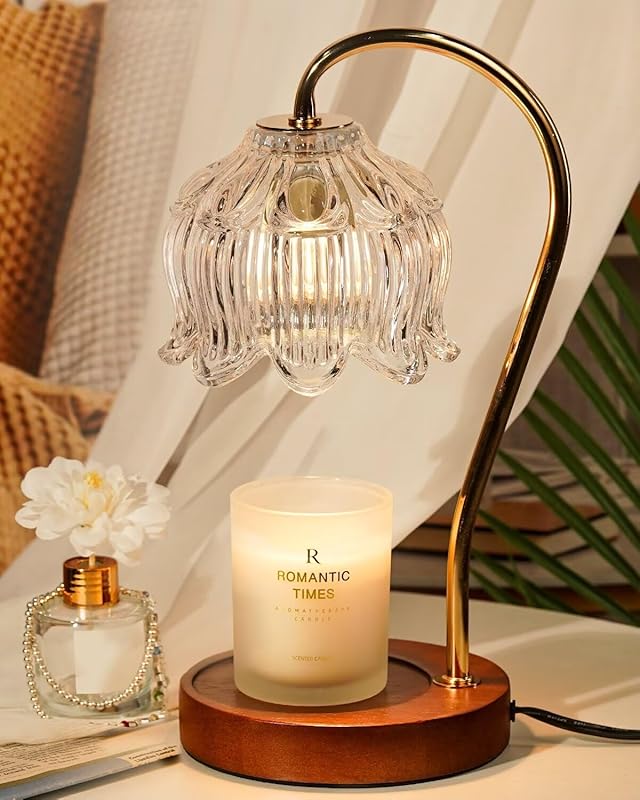 Strawberry Candle Warmer Lamp, Cute Candle Lamp with Timer & Dimmable, Birthday Christmas Gifts for Women Mom, House Warming Gift New Home, Lotus Wax Melt Warmer for Yankee Village Candles