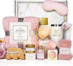 Birthday Gifts for Women,Gift Basket for Women with Moon Lamp,11PC Self Care Gifts,Get Well Soon After Surgery,Relaxing Spa Gifts,Surgery Recovery,Sympathy,Condolences Basket for Loss for mum friend