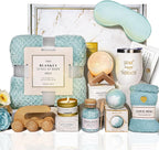 Birthday Gifts for Women,Gift Basket for Women with Moon Lamp,11PC Self Care Gifts,Get Well Soon After Surgery,Relaxing Spa Gifts,Surgery Recovery,Sympathy,Condolences Basket for Loss for mum friend