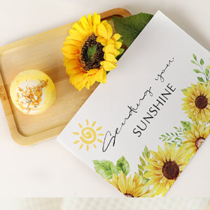 Birthday Gifts for Women, Get Well Soon Gifts Sending Sunshine Sunflower Gift Baskets, Self Care for Women Her Best Friends Bestie Sister Mom Female, Inspirational Gift Christmas Day