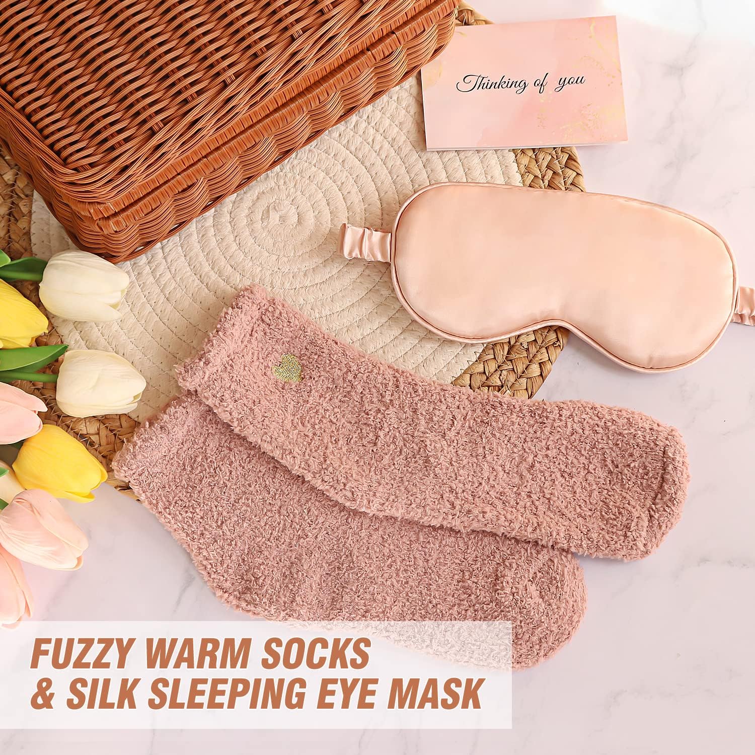 Birthday Gifts for Women, Unique Happy Birthday Gift Basket Self Care Package Bday Ideas with Luxury Flannel Blanket for Mom Her Best Friends Sister Wife Friendship