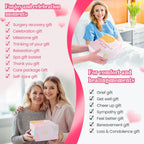 Get Well Soon Care Package for Women, 12 Pcs Deluxe Self-Care Gift Box with Pink Cozy Blanket, Tumbler, Candle & Spa Feel Better Basket – After Surgery, Thinking of You, Encouragement Recovery Gifts